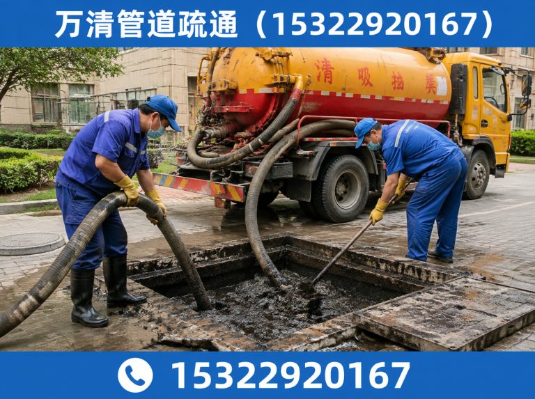花都区下水道疏通展示图